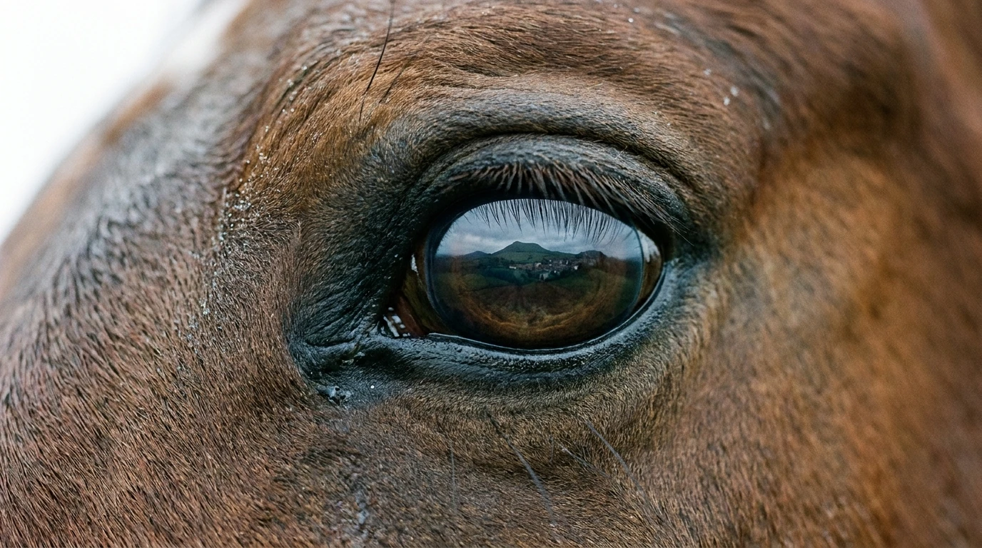 Un regard de cheval au Rocking ranch, Saint-Germain-des-Fossés